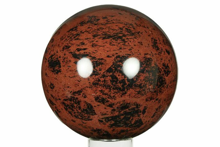 Huge, Polished Mahogany Obsidian Sphere - Mexico #283174